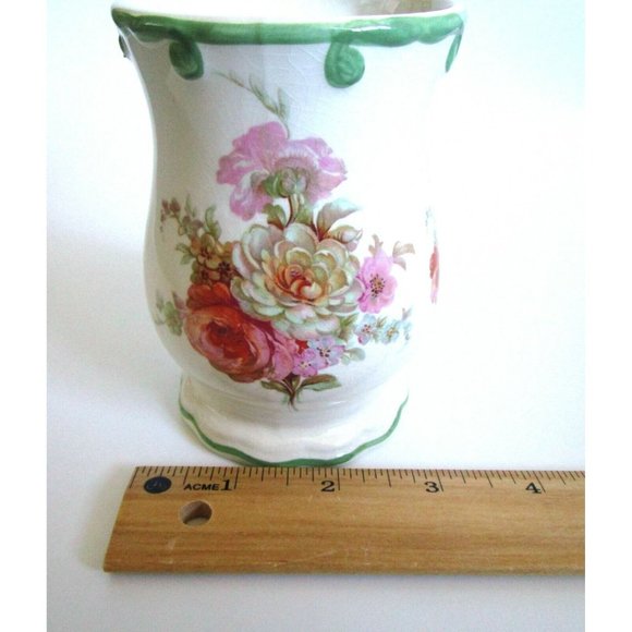 VTG Pottery Hand Painted Floral Vase Royal Winton Ironside Staffordshire England - Picture 7 of 7